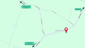 Siedziba firmy SORA Strefa Drewna w Marcyporęba - mapka
